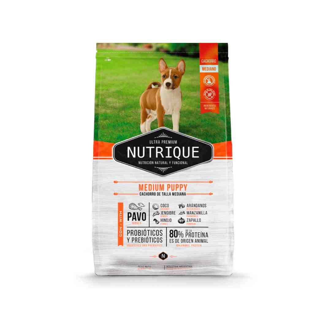 NUTRIQUE PERRO  MEDIUM PUPPY 3 KG 